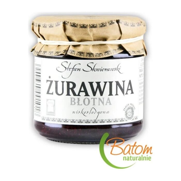 zurawina-blotna-niskoslodzona-200gskwierawski-2.jpg Żurawina błotna niskosłodzona 200g SKWIERAWSKI - obrazek 1