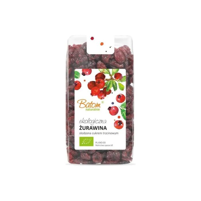 Żurawina słodzona 250g BATOM BIO - obrazek 2
